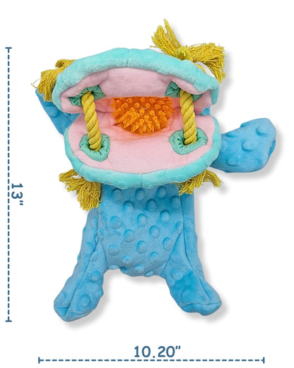 🦛 Nibbles – The Tug, Chew & Fetch Buddy with a Surprise Ball Inside