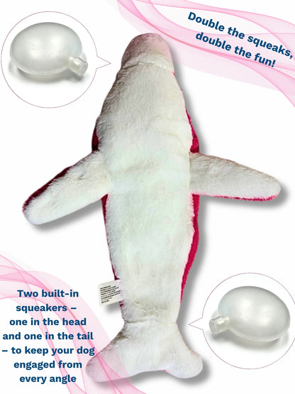 🌊 Ocean Duo Pink - Colorful, squeaky, crinkly fun in a playful pair designed for nonstop entertainment