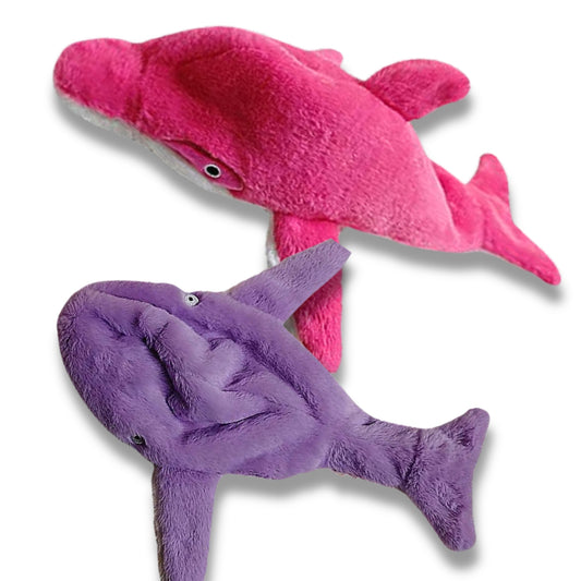 🌊 Ocean Duo Pink - Colorful, squeaky, crinkly fun in a playful pair designed for nonstop entertainment