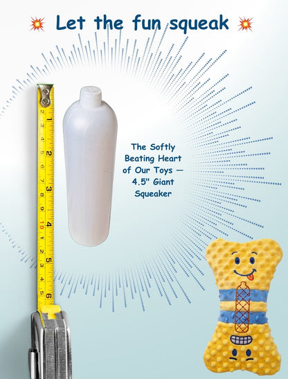 🦴 Sir Chomps-a-lot at your service! Big Squeak, Crunchy Crinkle, Endless Chew Fun!